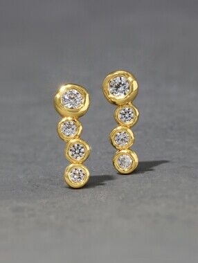 Alexis Bittar Asterales Gold Bar Earring